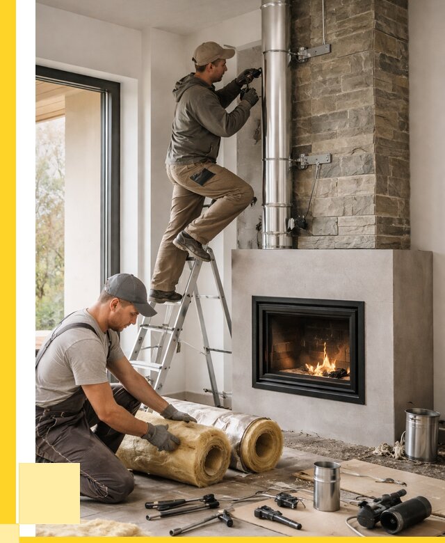 Монтаж дымоходов для каминов в Новом Уренгое от 15597 р. ЭриданНвг