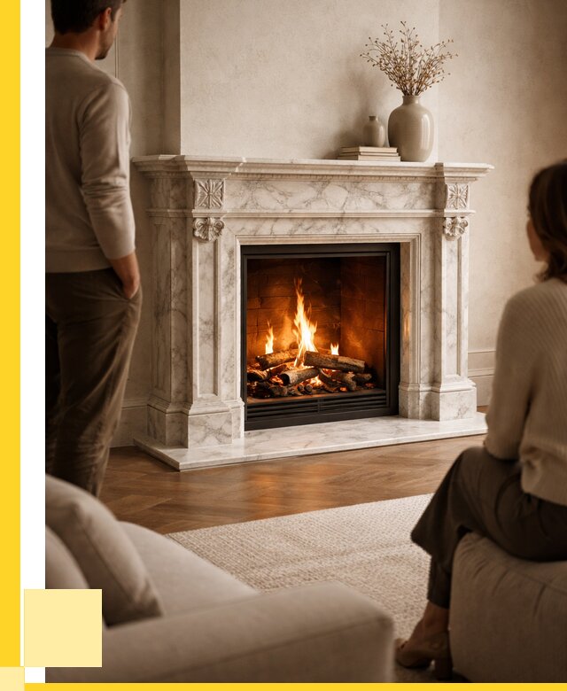 Мраморные камины под ключ в Новом Уренгое от 259950 р. | ЭриданНвг