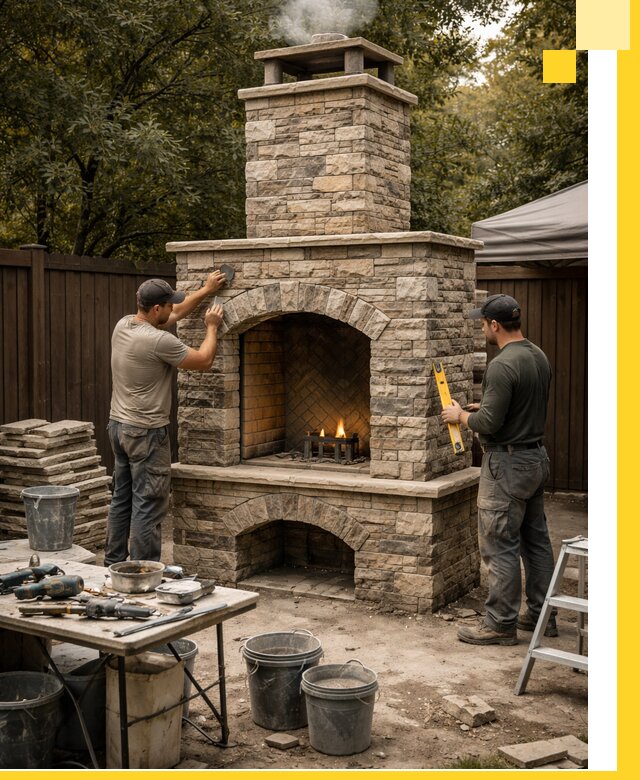 Проектирование и установка уличных каминов в Новом Уренгое