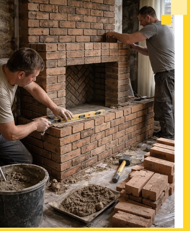 Изготовление и установка кирпичных каминов в Новом Уренгое