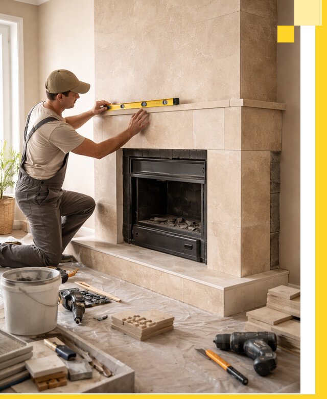 Установка и монтаж каминов в частном доме под ключ в Новом Уренгое