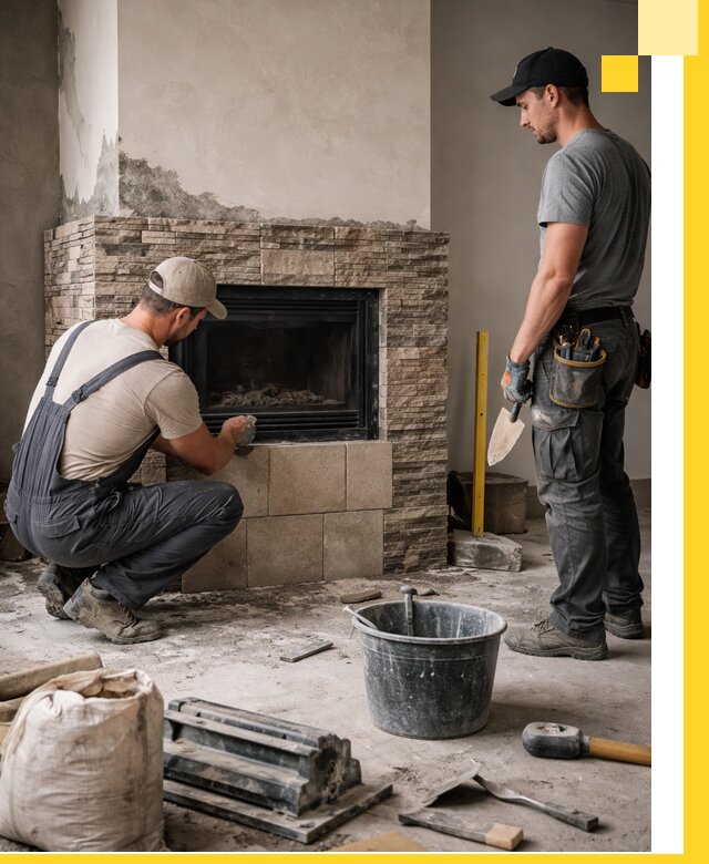 Камины под ключ в Новом Уренгое: проект, изготовление и монтаж