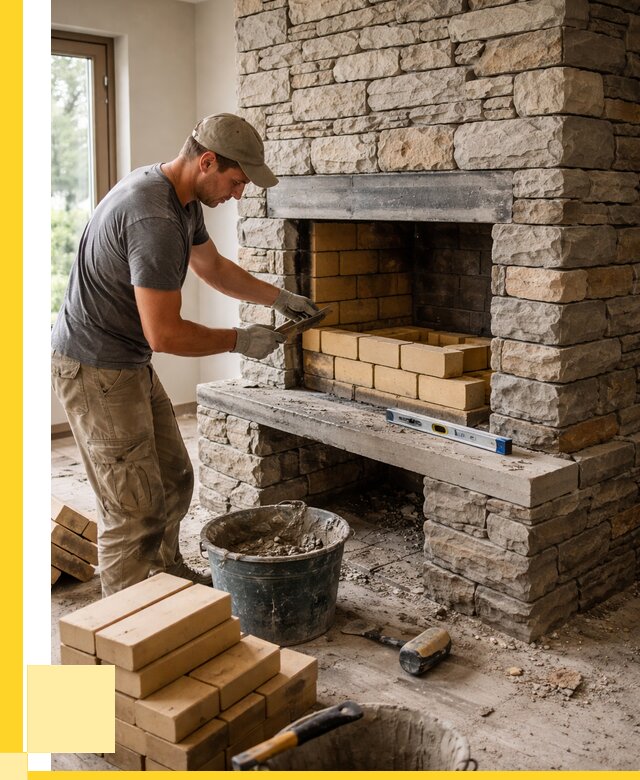 Кладка каминов и камина в Новом Уренгое от 25995 р. ЭриданНвг