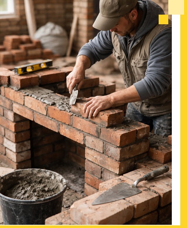 Кладка каминов под ключ в Новом Уренгое профессиональная отделка и монтаж