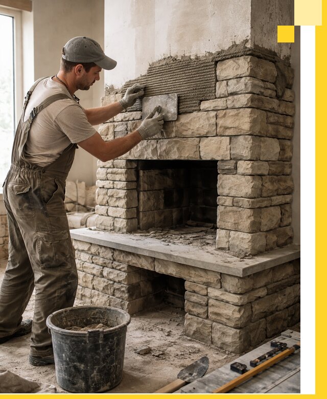 Строительство каминов под ключ в Новом Уренгое от проектирования до монтажа