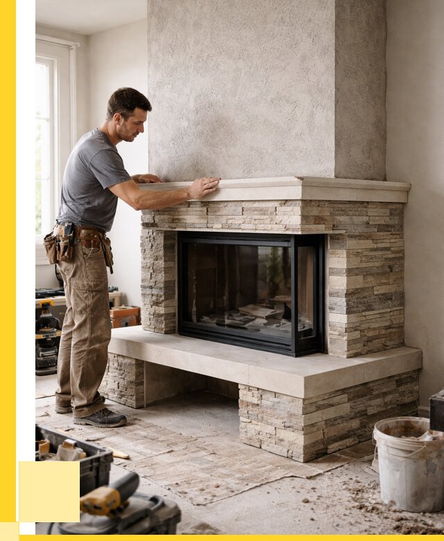 Изготовление каминов под ключ в Новом Уренгое от 155970 р. | ЭриданНвг