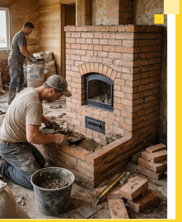 Профессиональное строительство печей в Новом Уренгое под ключ