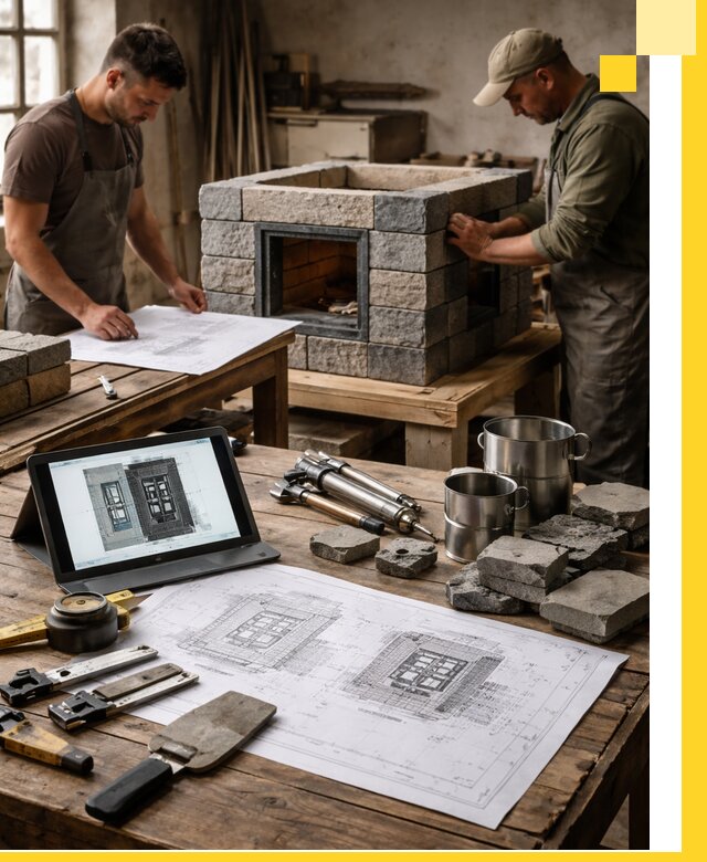 Разработка проектов печей с согласованием и монтажом в Новом Уренгое