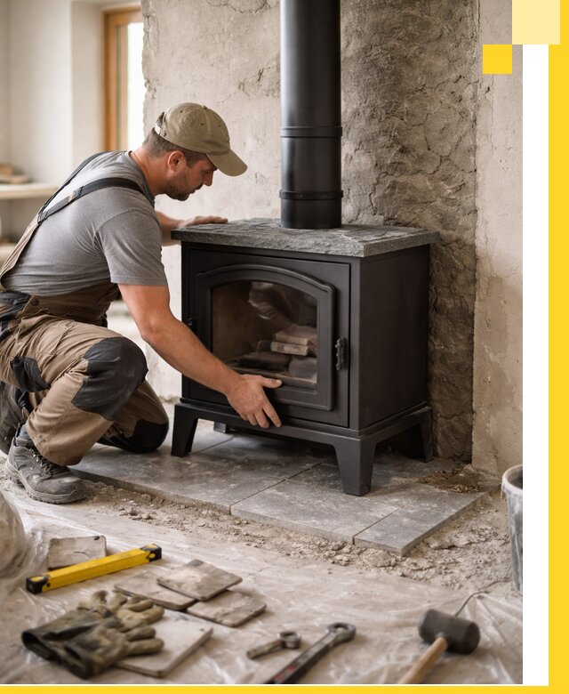 Профессиональный монтаж печей и каминов в Новом Уренгое под ключ