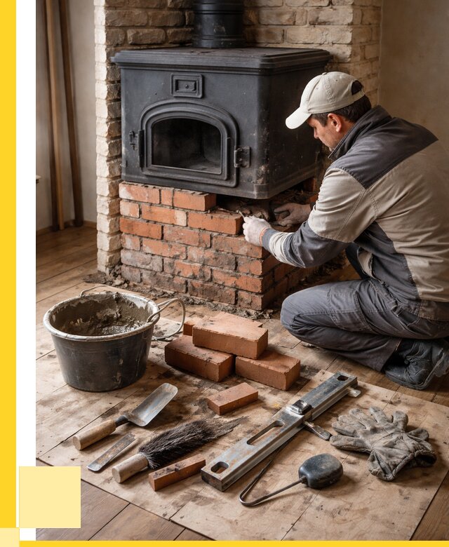 Ремонт печей в Новом Уренгое от 12478 р., услуги печника ЭриданНвг