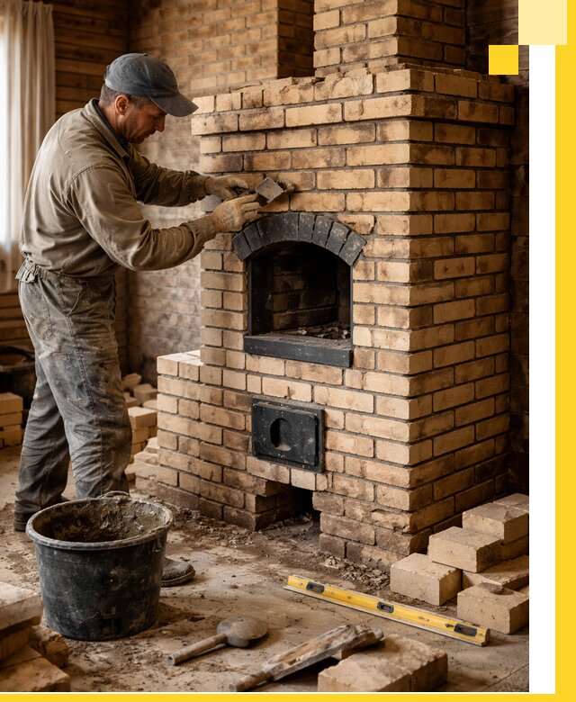 Кирпичные печи под ключ в Новом Уренгое: проектирование и кладка