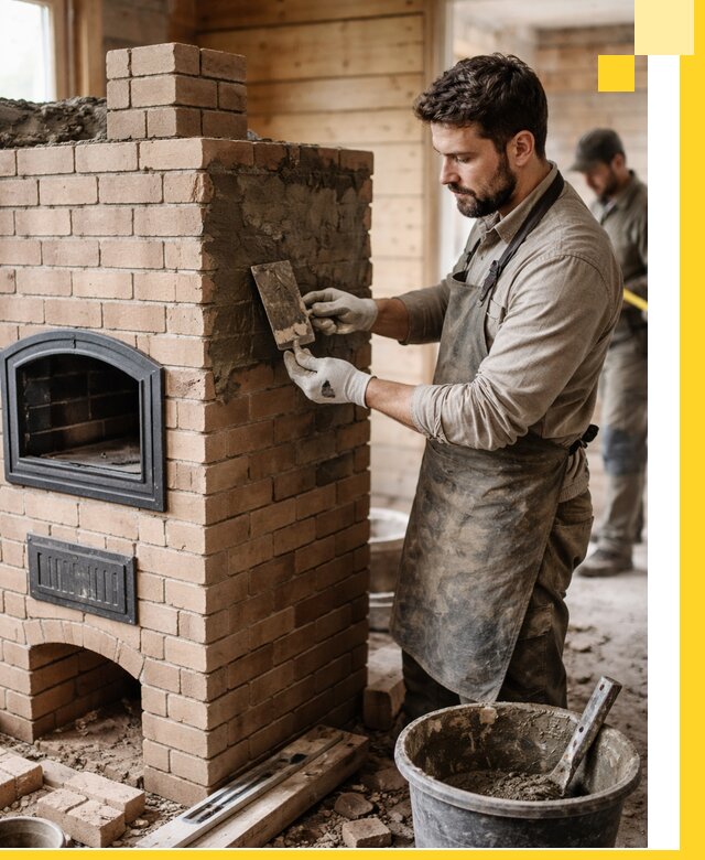 Изготовление и установка печей-шведок под ключ в Новом Уренгое