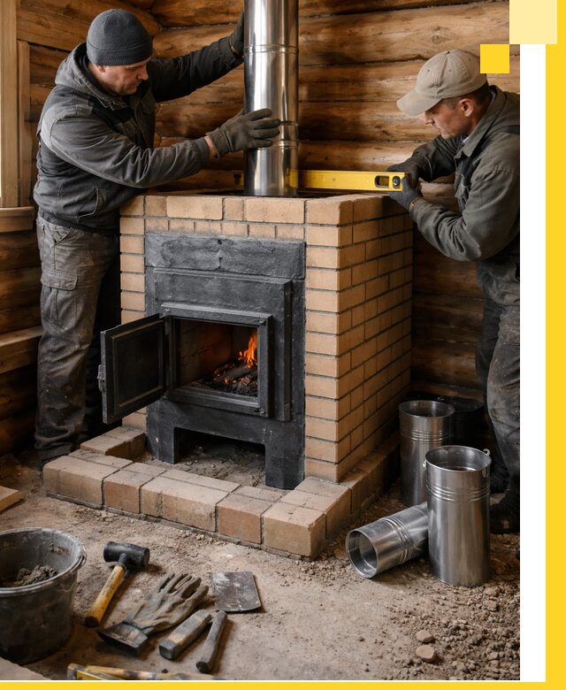 Проектирование, изготовление и установка банных печей в Новом Уренгое