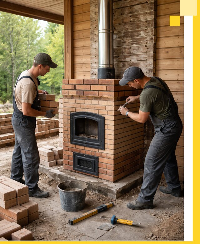 Производство и установка дачных печей под ключ в Новом Уренгое