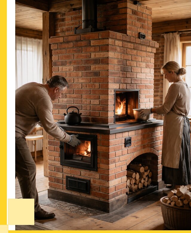 Печи для загородного дома под ключ в Новом Уренгое от 83184 р. | ЭриданНвг