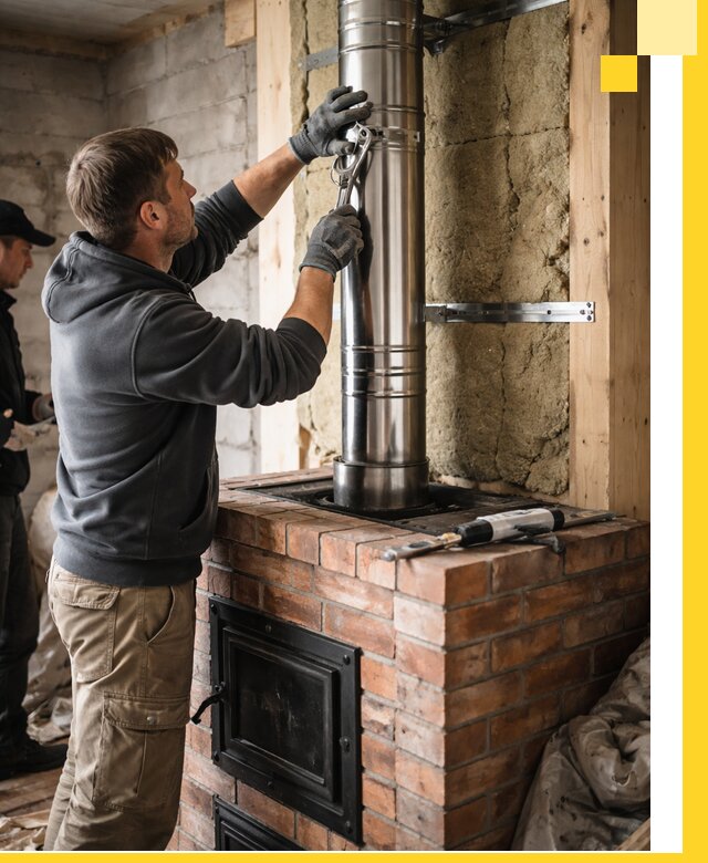 Изготовление и монтаж печей и дымоходов под ключ в Новом Уренгое