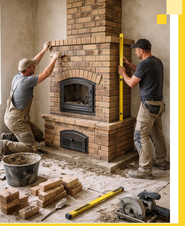 Продажа и установка печей и каминов для дома под ключ в Новом Уренгое