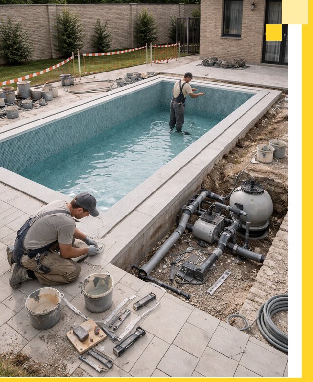 Строительство бассейнов под ключ в Новом Уренгое: проекты и монтаж