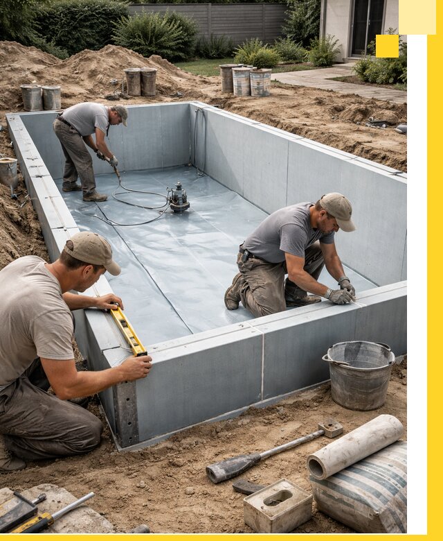 Профессиональный монтаж бассейнов под ключ в Новом Уренгое с гарантией