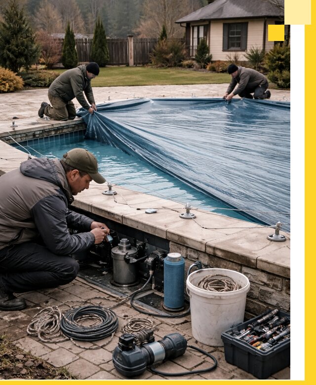 Консервация бассейнов в Новом Уренгое: подготовка к длительному хранению