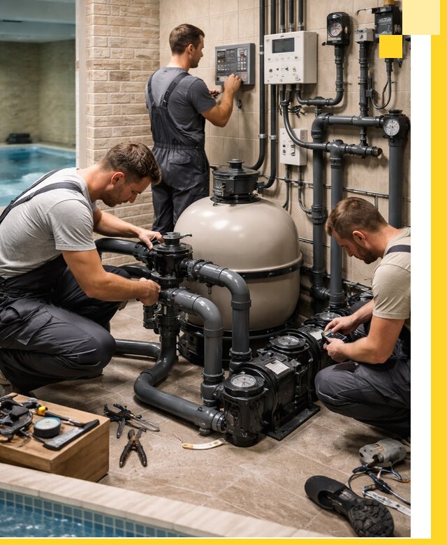 Комплексное оборудование для бассейнов под ключ в Новом Уренгое