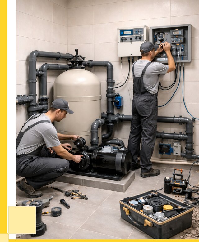 Монтаж оборудования для бассейнов в Новом Уренгое от 41592 р. | ЭриданНвг