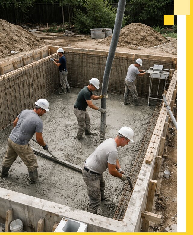 Строительство бетонных бассейнов под ключ в Новом Уренгое