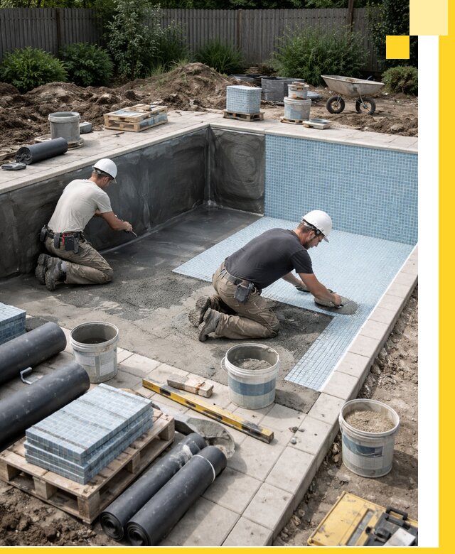 Проектирование и строительство стационарных бассейнов в Новом Уренгое