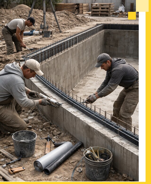 Качественный монтаж чаши бассейна в Новом Уренгое под ключ с гарантией