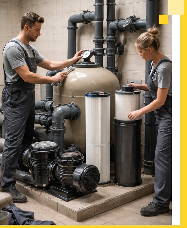 Фильтры и системы фильтрации для бассейнов в Новом Уренгое