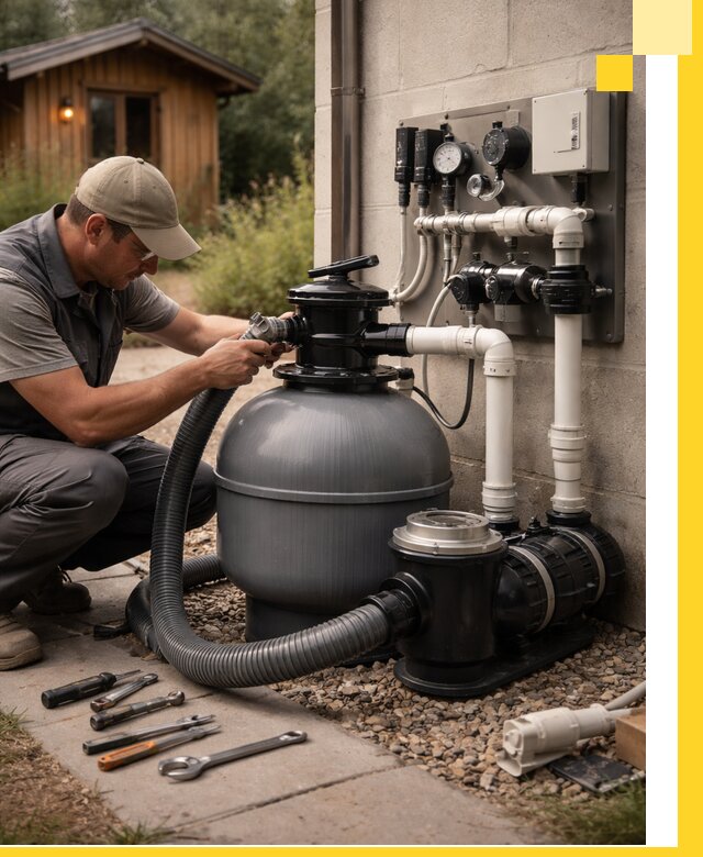 Продажа и монтаж фильтров и насосов для бассейнов в Новом Уренгое