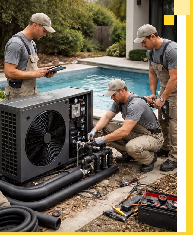 Проектирование и установка тепловых насосов для бассейнов в Новом Уренгое