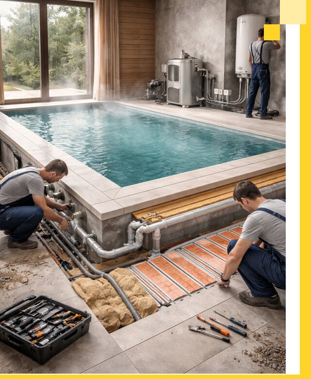 Проектирование и строительство тёплых бассейнов в Новом Уренгое