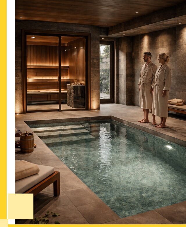 Сауна с большим бассейном в Новом Уренгое от 1247760 р. ЭриданНвг