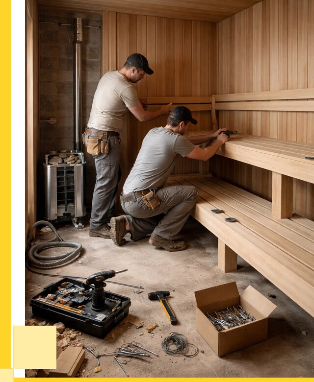 Монтаж саун под ключ в Новом Уренгое от 124776 р. | ЭриданНвг