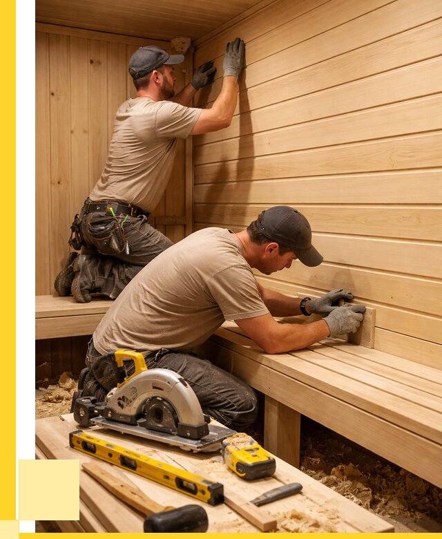 Обшивка саун вагонкой в Новом Уренгое от 2600 р. | ЭриданНвг