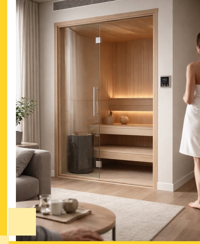 Сауна в квартире под ключ в Новом Уренгое от 124776 р. ЭриданНвг