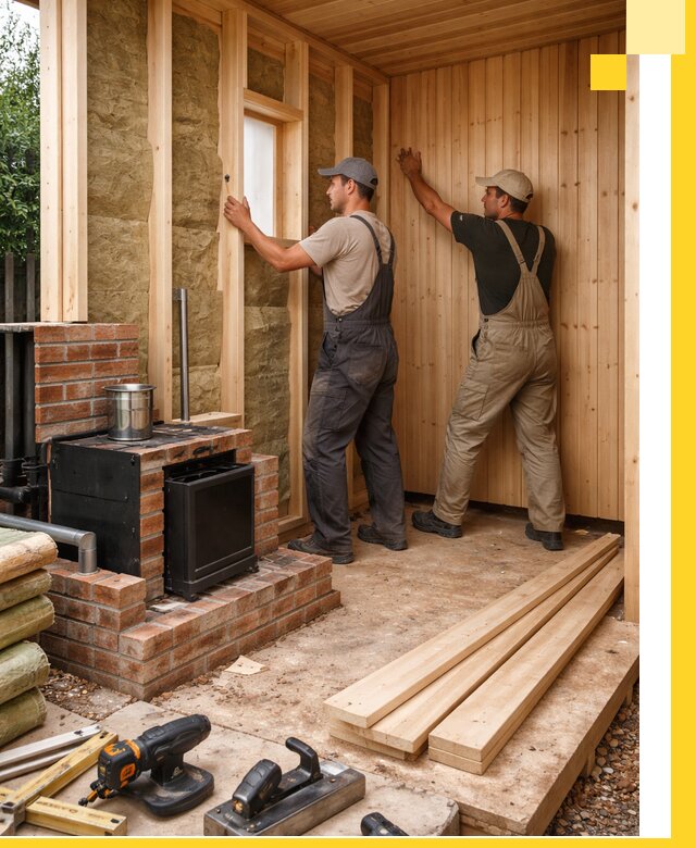 Строительство и установка дачных саун под ключ в Новом Уренгое