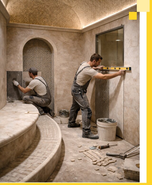 Проектирование и строительство саун с хамамом под ключ в Новом Уренгое