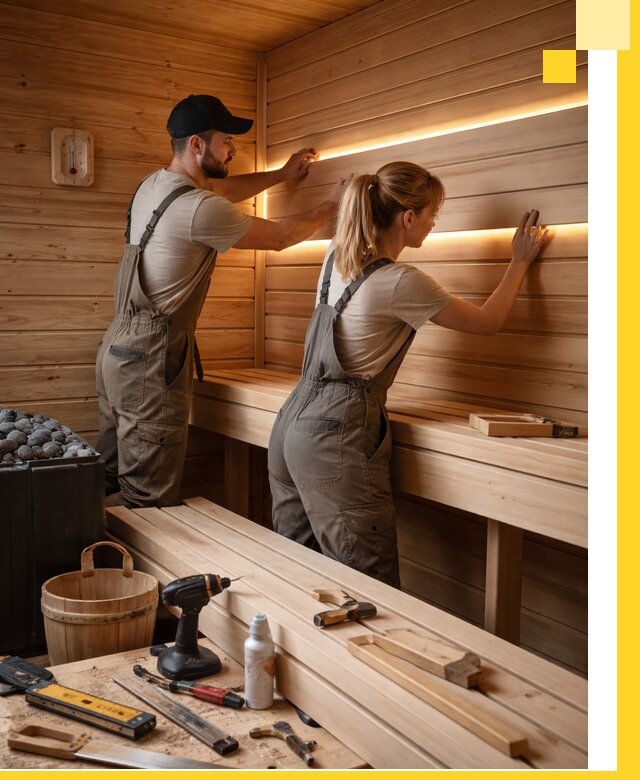 Дизайн саун и бань под ключ с индивидуальным проектом в Новом Уренгое