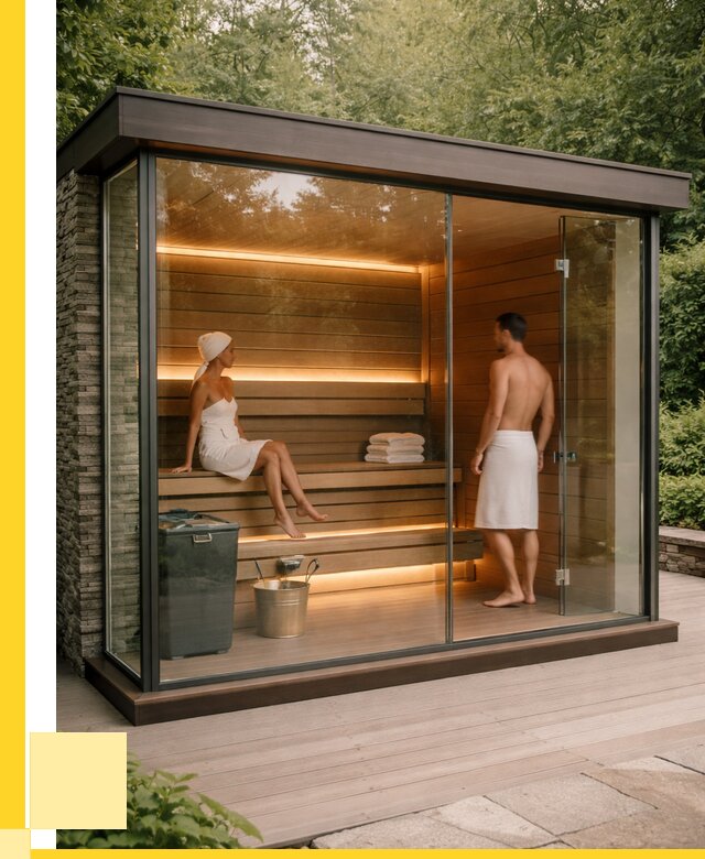 Сауна стеклянная и двери для сауны в Новом Уренгое от 259950 р. | ЭриданНвг