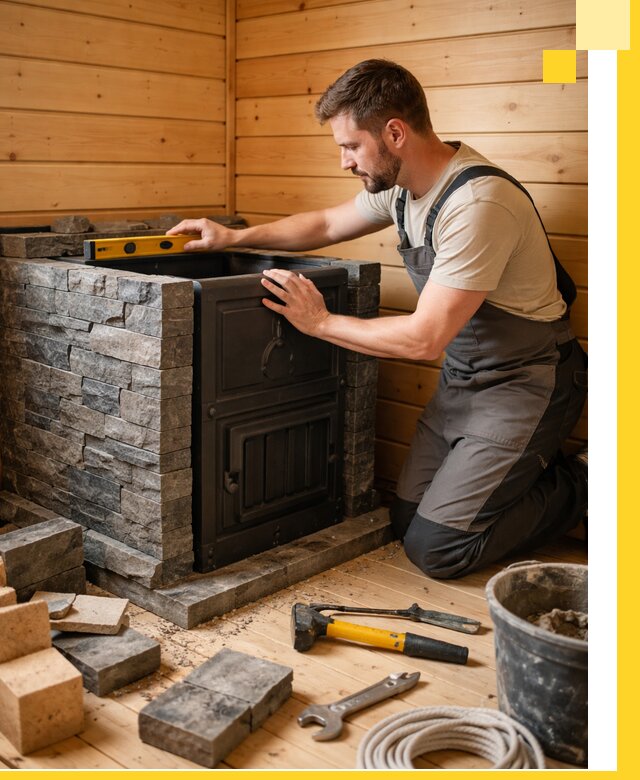 Производство и установка печей для саун под ключ в Новом Уренгое