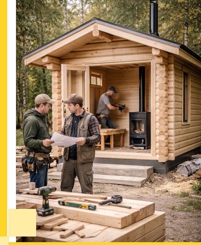 Монтаж бань под ключ в Новом Уренгое — от 207960 р. | ЭриданНвг