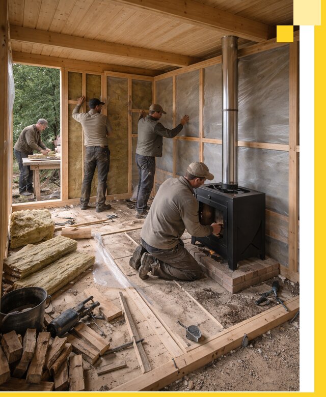 Профессиональный монтаж бань под ключ в Новом Уренгое для дома