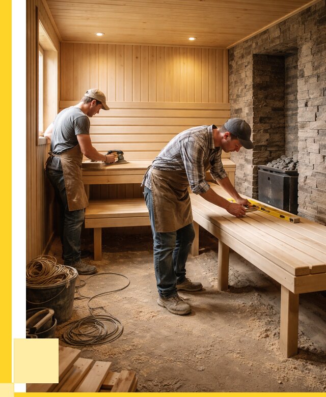 Отделка бани в Новом Уренгое: внутренняя отделка от 3119 р. | ЭриданНвг