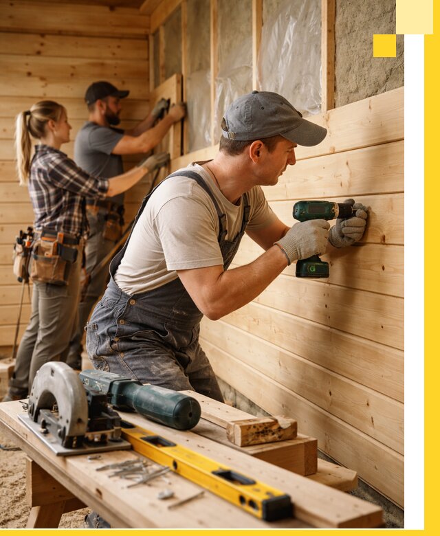 Обшивка бань под ключ в Новом Уренгое: отделка стен и потолков