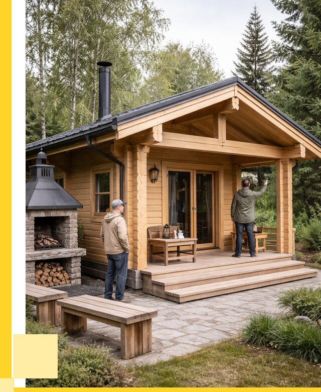 Деревянные бани под ключ в Новом Уренгое от 467910 р. | ЭриданНвг