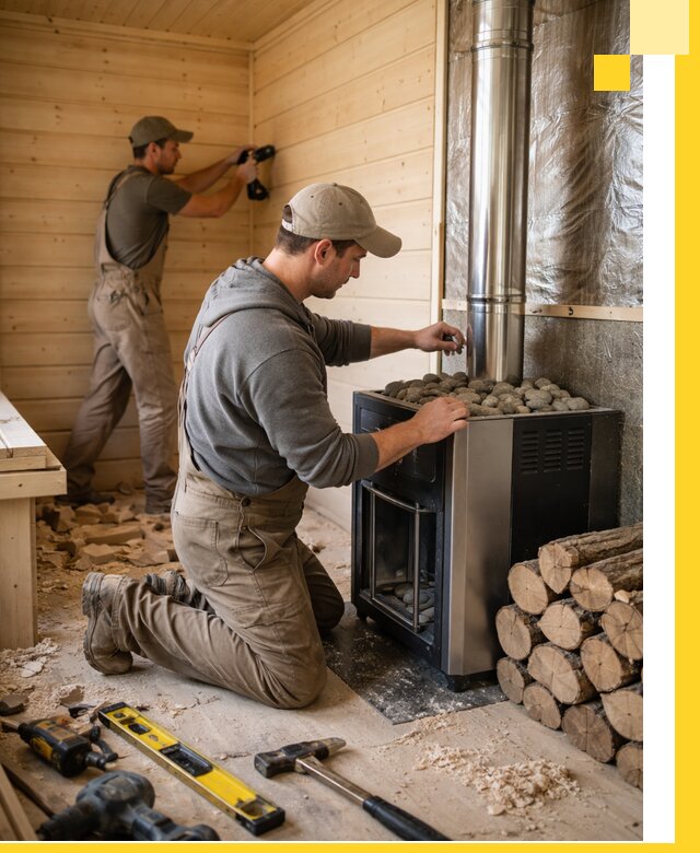 Строительство деревянных бань под ключ в Новом Уренгое проекты и монтаж