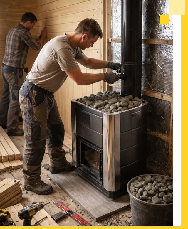 Проектирование и строительство парилок для бани в Новом Уренгое под ключ