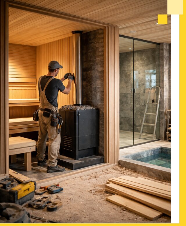 Полное строительство банных комплексов под ключ в Новом Уренгое